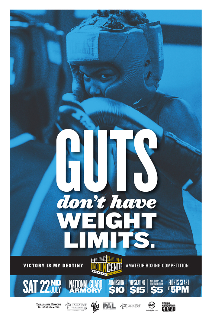Lincoln Center Boxing Club advertising