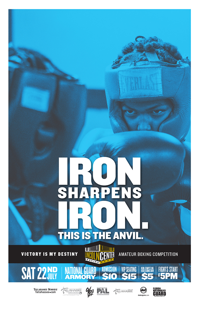 Lincoln Center Boxing Club advertising